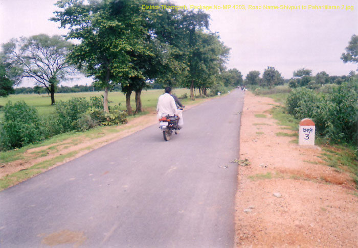 District-Tikamgarh, Package No-MP 4203, Road Name-Shivpuri to Paharitilaran 2